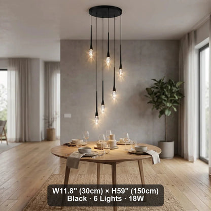 Nylis Spiral LED Crystal Staircase Chandelier for Tall Foyers & Stairwells