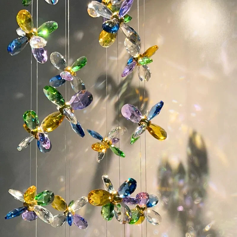 Nyla Crystal LED Wall Sconce for Bedroom & Living Room
