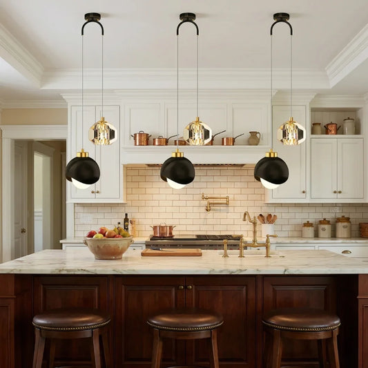 Arvo Modern Crystal Mini Pendant Light for Bedroom & Dining Room